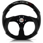 Volante de Buggy Veloce Racing Preto Bugre Fusca Brasilia Gol Quadrado SEM CUBO