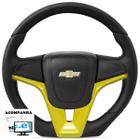 Volante Esportivo Corsa Joy Max Premium Meriva Zafira Montana Sem Air-Bag Camaro Cubo E Tampa Gm - Poliparts