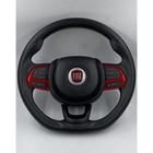 Volante Esportivo Fiat Argo Preto Para Palio Com o Cubo S/ Comandos