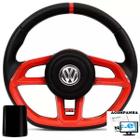 Volante Esportivo Gol g2 g3 g4 saveiro voyage santana Golf Gti com tampa acionador de buzina + cubo