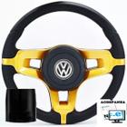 Volante Esportivo Polo Fox Voyage Gol G2 G3 G4 Mustang Super Surf Volkswagen + Cubo - Poliparts