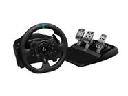 Volante logitech g923 para xbox series xs, xbox one e pc com trueforce, pedais responsivos, launch