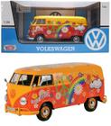 Volkswagen Type 2 (T1) Delivery Van Kombi Flower Power - 1/24 - VW Series - Motormax