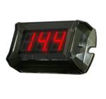 Voltímetro Digital Ajk Nano Black 12v E 24v Display Vermelho