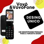 Vovô&vovófone 32mb tela 2.4 dual chip radio fm câmera mp3 - LENOXX