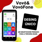 Vovô&vovófone 4g 32gb/1gb ram tela grande 5 redes sociais zap - POSITIVO