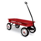 Wagon Radio Flyer Kids Red com rodas de aço de 10 polegadas