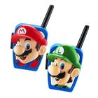 Walkie Talkies eKids Super Mario Bros para crianças de longo alcance