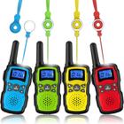 Walkie Talkies Wishouse M8 para crianças e adultos, de longo alcance, pacote com 4