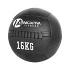 Wall ball 34lb / 16kg - preta iniciativa fitness