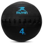 Wall Ball 4kg Muvin para Treino Funcional com Alta Durabilidade, Resistência e Costuras Reforçadas