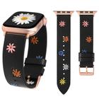 Watch Band Wearlizer Daisy Leather para mulheres Apple 45/44/42/