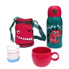 Water Bottle Térmica Com Canudo Copo Alça 500Ml Infantil