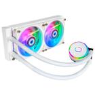 Water Cooler Cooler Master Masterliquid PL240 Flux White Edition, RGB, 240mm, AMD, Branco - MLY-D24M-A23PZ-RW