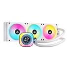 Water Cooler Corsair iCUE LINK H150i LCD, RGB, 360mm, AMD e Intel, Branco - CW-9061010-WW