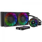 Water cooler gamdias chione p3-240u rgb 240mm - preto