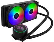 Water Cooler K-Mex WAC6 240mm 2 Coolers Preto Intel/Amd Led