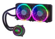 Water Cooler Para CPU RGB DX-240A DEX Preto