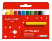 Wax Pastel Swisscolor Caran D'ache 10 Cores