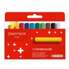 Wax Pastels Swisscolor Caran dAche 10 Cores