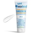 Waxhead Baby Sunscreen 0-6 meses - Protetor solar infantil, protetor solar infantil, protetor solar bebê 6-12 meses, Baby Sunscreen 12-24 meses, Organic Baby Sunscreen para crianças e adultos (4 onças)