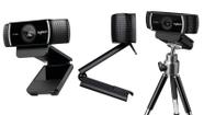 Web Cam Logitech C922 Pro com Tripé