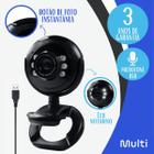 WebCam 480p 16mp Usb Câmera Pc Nightvision Com Microfone Visão Noturna WC045 ENVIO NO MESMO DIA UTIL