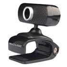 Webcam 480p Plug & Play USB Campo de Visão 100 Graus Multilaser