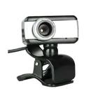 Webcam BrazilPC V4 1.5MP 640x483 C/ Microfone USB - Preto/Prata