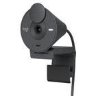 Webcam Brio 300 Full HD 1080p, Grafite, 960-001413, LOGITECH LOGITECH