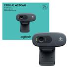 Webcam HD Logitech C270 720p 30 FPS Microfone Integrado USB 2.0 960 000694 Webcam HD Logitech C270 720p 30 FPS Microfone Integrado USB 2.0 960 000694