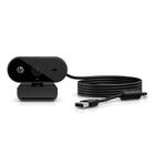 Webcam HP 320 FHD, 5MP, USB-A, Preto - 53X26AAABL Webcam HP 320 FHD, 5MP, USB-A, Preto - 53X26AAABL