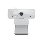 Webcam Lenovo 300 Full HD Com 2 Microfones Integrados 1080p 30fps USB Cinza Claro GXC1E71383