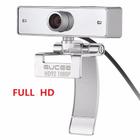 Webcam Skype com microfone embutido 1080p USB Plug & Play - Vídeo widescreen