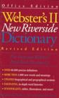 Webster ii new riverside dictionary