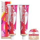 Wella Kit 2 Color Touch Tonalizante 8/0 Louro Claro 60g