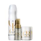 Wella Professionals Oil Reflections - Shampoo 250ml + Máscara 150ml + Óleo Light 30ml