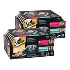 Wet Cat Food Sheba Perfect Portions, cortada em molho, 2,6 onças x 24