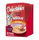 Wet Cat Treats Hartz Delectables Bisque Kitten, atum e frango