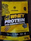 Whey 100% concentrada leader nutrition 1.8kg