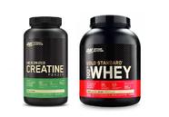 Whey 100% Gold Standard 2.270kg Baunilha + Creatina 300g (Combo) Optimum Nutrition