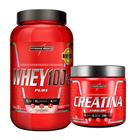 Whey 100% Integralmedica + Creatina Integralmedica 300g + Coqueteleira