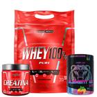 Whey 100% Pure - Refil + Creatina - 300g - Integral + Element 115 - 400g - Spice Ice - Under Labz