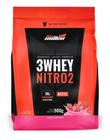 Whey 3W Nitro2 900G Sabor Morango- New Millen