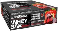 Whey Bar Gourmet Barra de Proteína Black Skull Caixa C/12 un