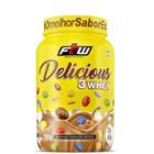 Whey Delicious Ftw 900G Chantilly Com Morango + Coqueteleira