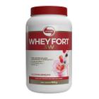 Whey Fort 3W - Proteína Isolada, Concentrada e Hidrolisada - Sabor Frutas Vermelhas - 900g Vitafor