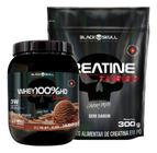 Whey Gourmet 3w Creatina Turbo Refil 300g Black Skull