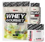 Whey Gourmet FNForbis + Creatina Extreme Pump 150g + BCAA 100 caps