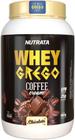 Whey grego coffee cream chocolate pt 900g nutrata